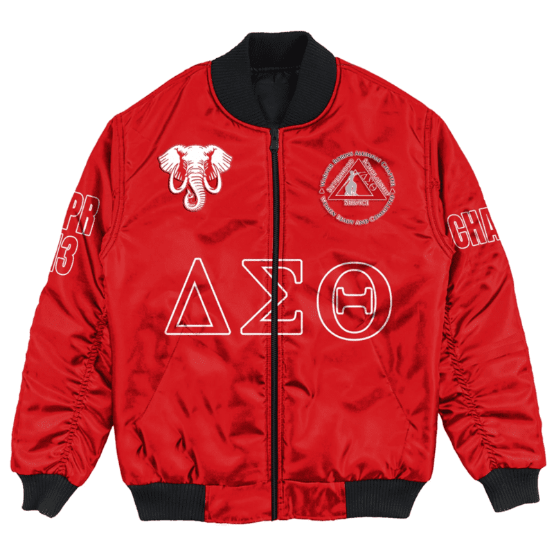 (Custom) Africa Zone Jacket - Warner Robins Alumnae Chapter Bomber Jackets BJ02993