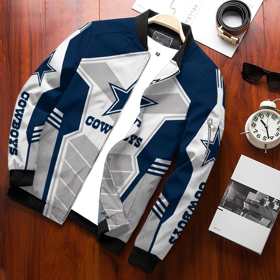 Dallas Cowboys Football Bomber Jacket V30 - EvaPurses