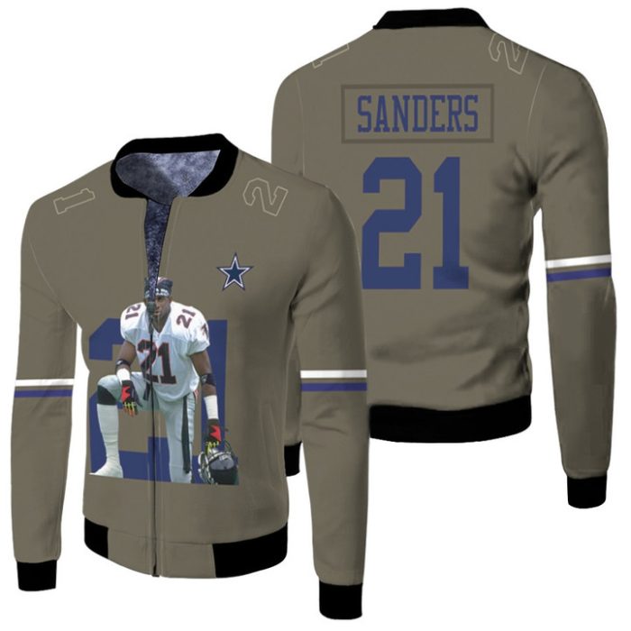 Dallas Cowboys Deion Sanders 21 Salute To Service Retired Player Limited  Olive Jersey Gift For Cowboys Fans Hoodie Dress in 2023