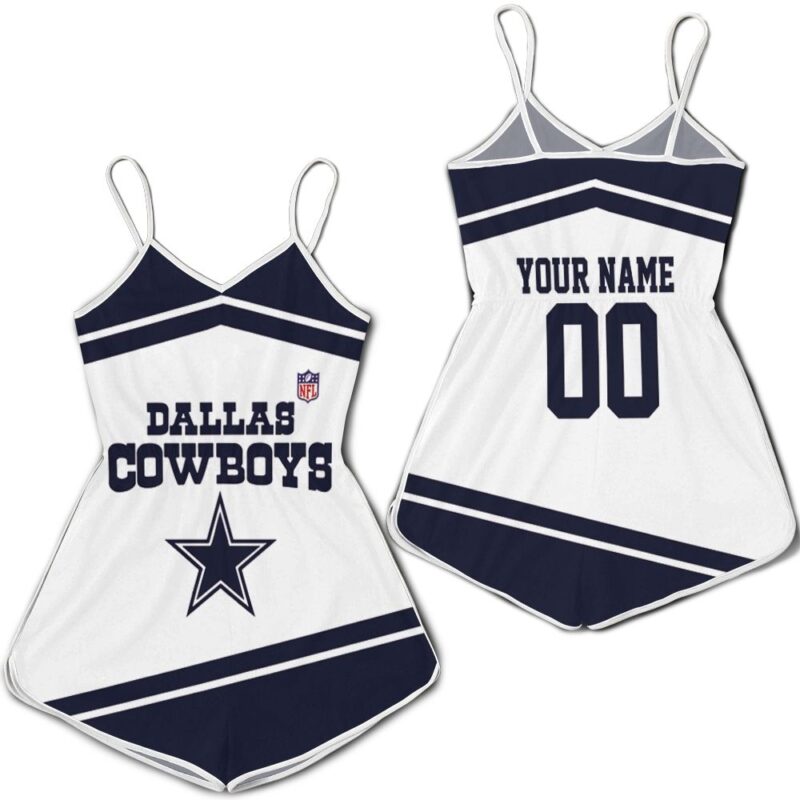 Dallas Cowboys Nlf Lover 3d Personalized Romper RJ02339