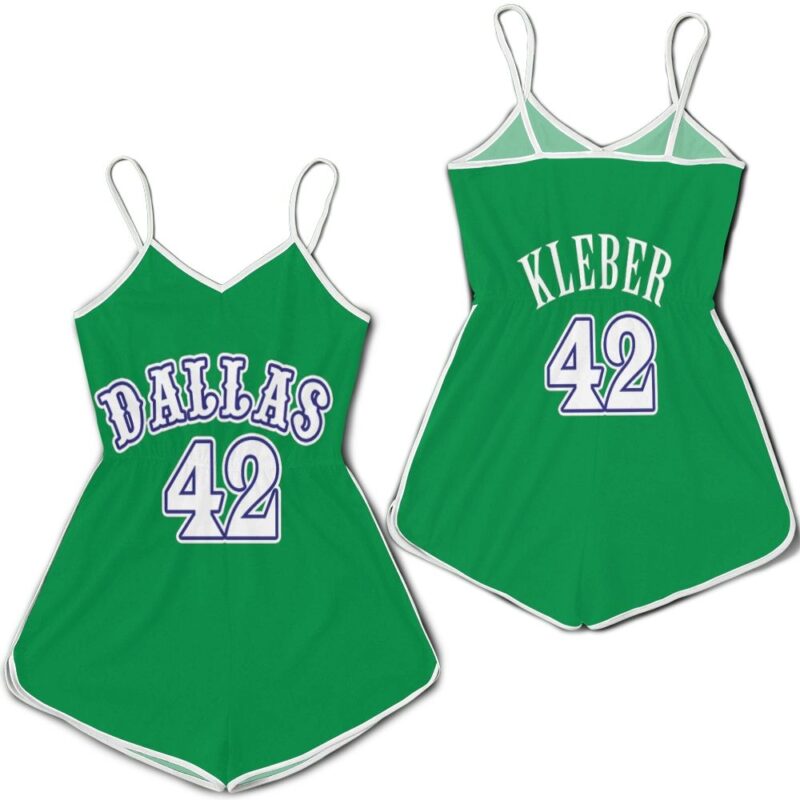 Dallas Mavericks Maxi Kleber 42 2020 Nba Green Jersey Romper RJ01992