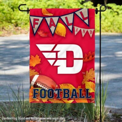 Dayton Flyers Fall Football Autumn Leaves Decorative Garden Flag GF00377