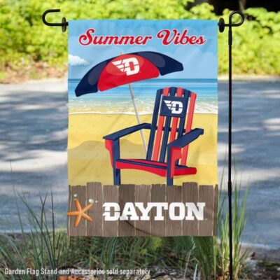 Dayton Flyers Summer Vibes Decorative Garden Flag GF00384
