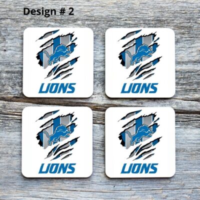 Detroit Drinkware Coasters Set of 4 2