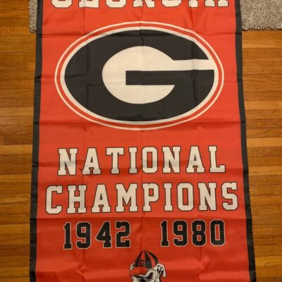 Discounted* Georgia Bulldogs NCAA National Championship Banner Flag Wall Flag BF36