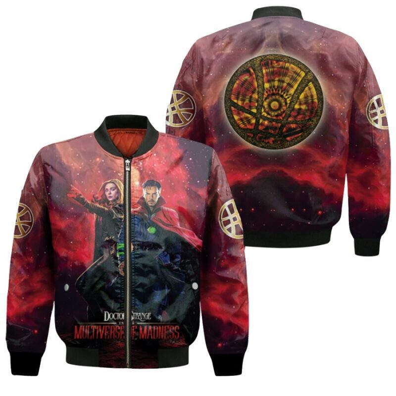 Doctor Strange In The Multiverse Of Madness 2022 Stephen Strange Scarlet Witch Gift For Doctor Strange Fans Bomber Jacket BJ03527