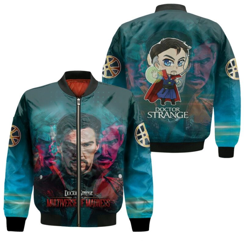 Doctor Strange Stephen Strange Many Faces In The Multiverse Of Madness 2022 Gift For Doctor Strange Fans Bomber Jacket BJ03365