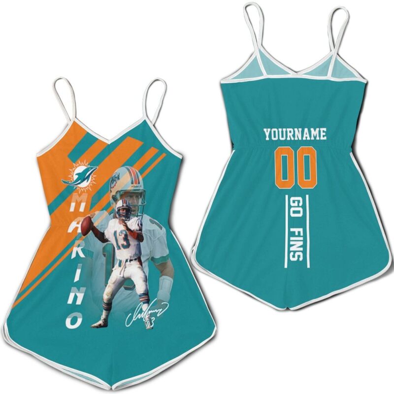 Dolphins Dan Marino 3d Romper RJ02148
