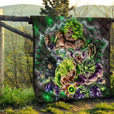 Dragon Ball Anime Tapestry DB Villains Broly Super Saiyan Full Power Quilt Blanket 7