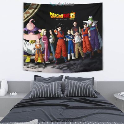 Dragon Ball Super Team Tapestry Anime Fan Gift Idea 2 Dragon Ball Super Team Tapestry Anime Fan Gift Idea 2
