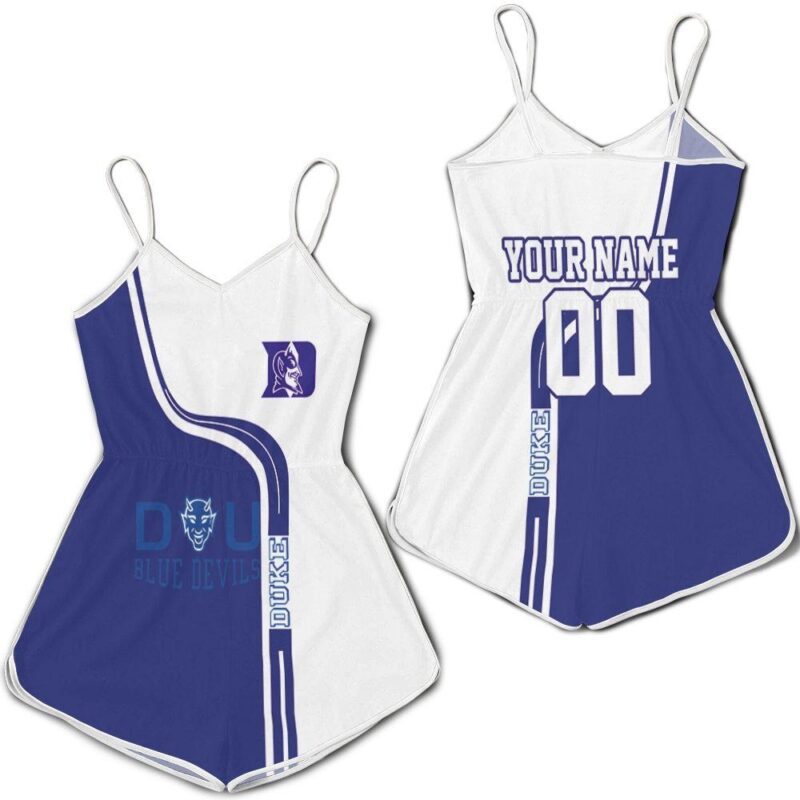 Duke Blue Devils Ncaa For Devils Fan 3d Personalized Romper RJ02484