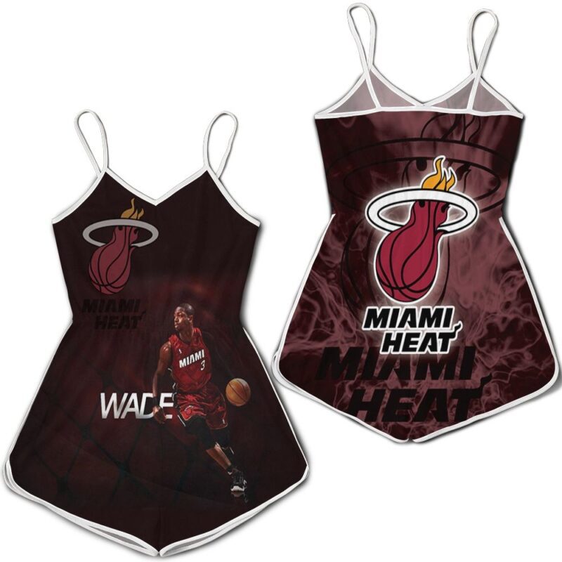 Dwyane Wade 3 miami heat running legend player for fan Romper RJ04689