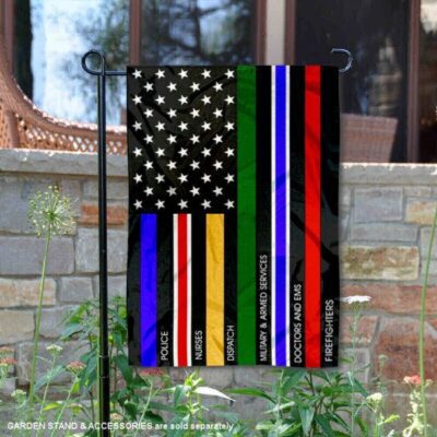 Essential Services Thin Line Garden Flag GF01488