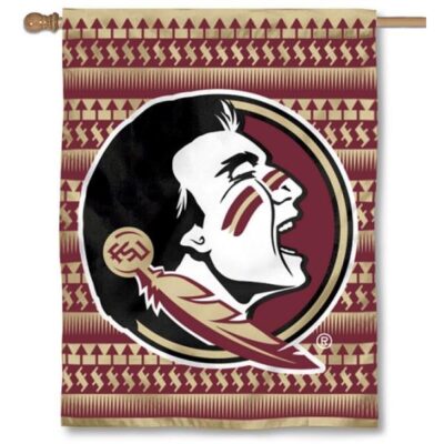 FSU Seminoles Chevron Double Sided House Flag H0099