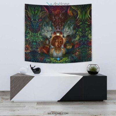 Fearless mononoke Wall Anime Tapestry 2 Fearless mononoke Wall Anime Tapestry 2
