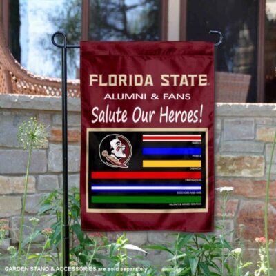 Florida State Seminoles Essential Services Garden Flag GF00128
