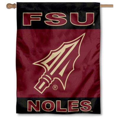 Florida State Seminoles Spearhead Double Sided House Flag H0098