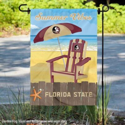 Florida State Seminoles Summer Vibes Decorative Garden Flag GF00136