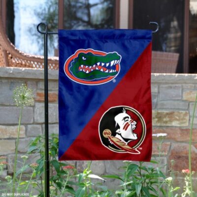 Florida vs Florida State Split Logo Garden Flag GF00121