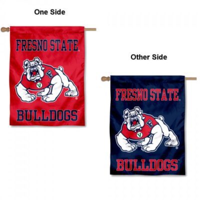 Fresno State Bulldogs Double Sided House Flag H0049