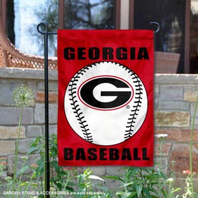Georgia Bulldogs Baseball Team Garden Flag GF00505
