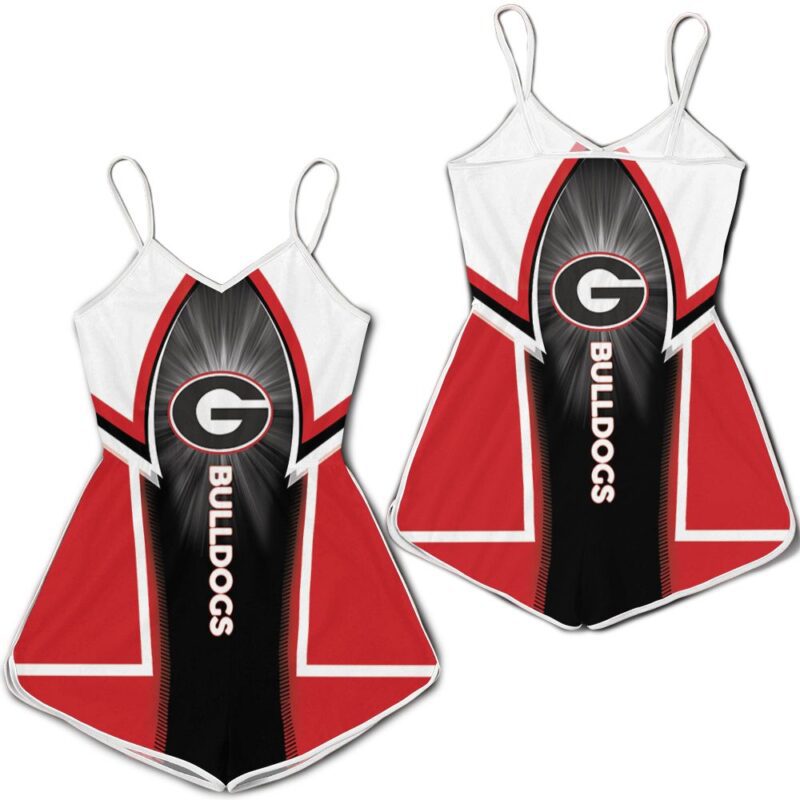 Georgia Bulldogs Fan 3d jersey Romper RJ04583