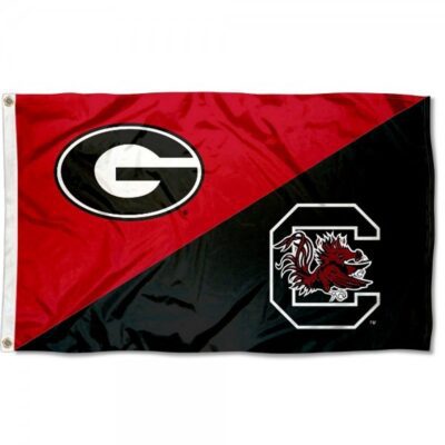 Georgia vs South Carolina House Divided 3x5ft Wall Flag Banner Flag Outdoor Flag BF148