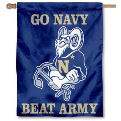 Go Navy House Flag H0206