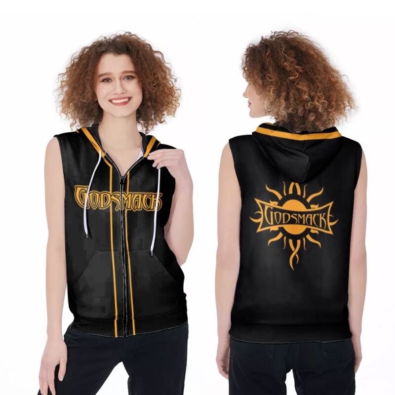 Godsmack Band Logo For Rock Music Fan Zip Sleeveless Hoodie ZSH1903