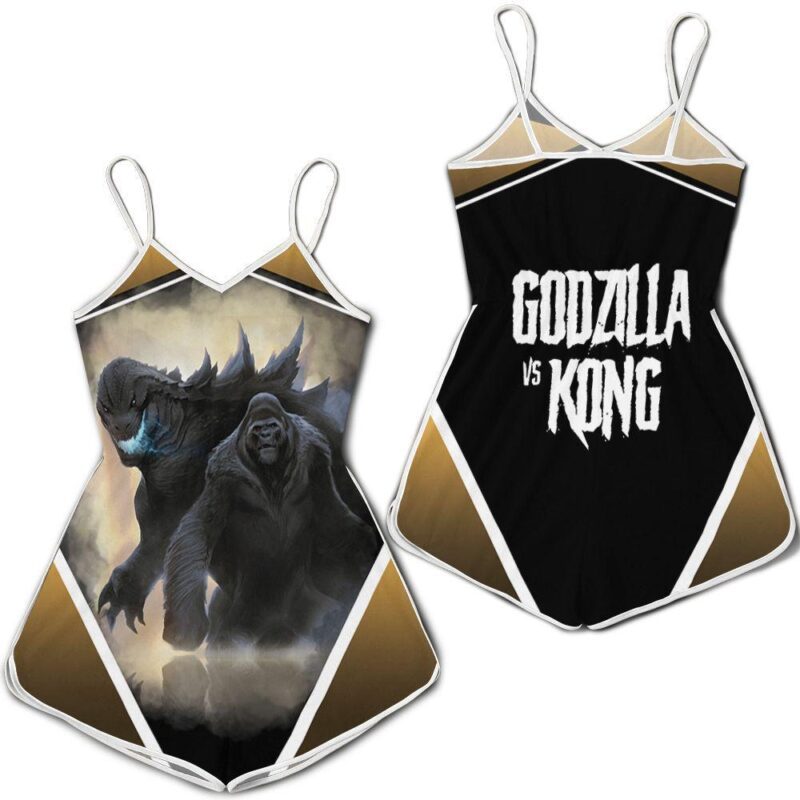 Godzilla Vs Kong All They Want Is Their Family Godzilla vs Kong Romper RJ01841