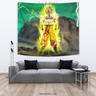 Goku Super Saiyan Tapestry For Dragon Ball Fan Gift 3 Goku Super Saiyan Tapestry For Dragon Ball Fan Gift 3