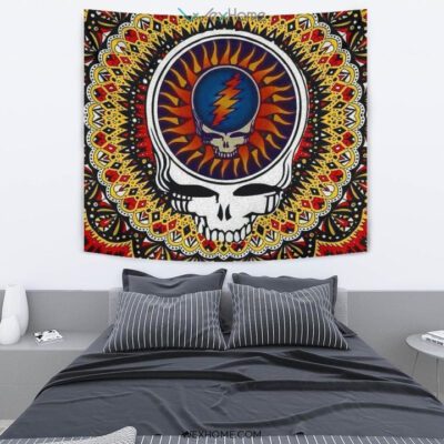 Grateful Dead Head Tapestry Hippie Style Gift Idea 2 Grateful Dead Head Tapestry Hippie Style Gift Idea 2