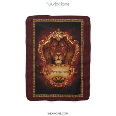 Gryffindor Fleece Blanket Harry Potter Gryffindor Sherpa Fleece Blanket Amazing Gift 2