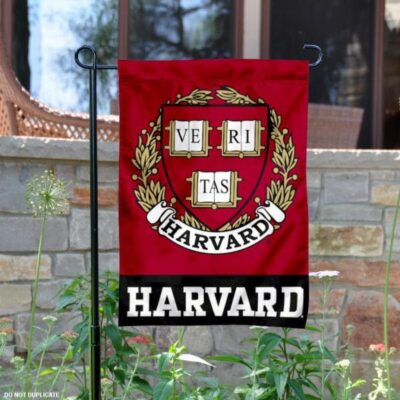 Harvard Crimson Coat of Arms Garden Flag GF00579