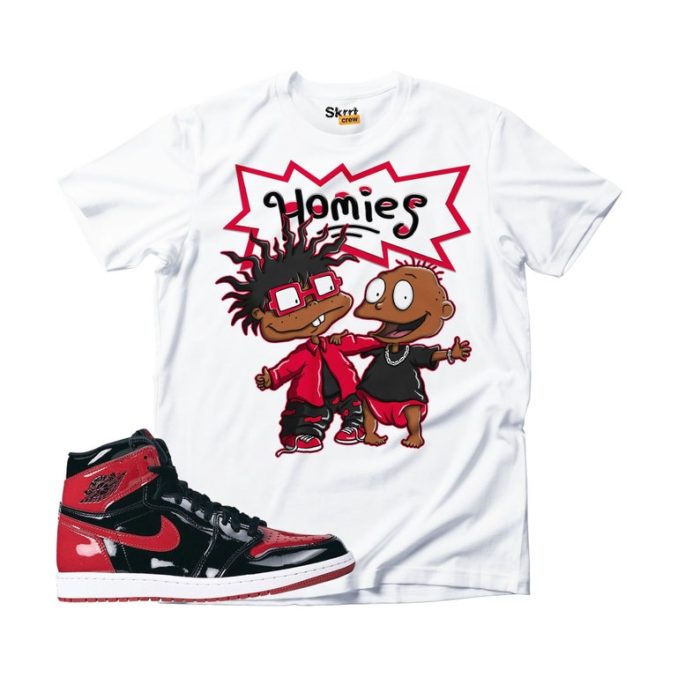 Homies Rugrats Kids Toddlers Shirt Match Jordan 1 Retro High OG Bred ...