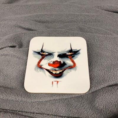 IT Horror Film Halloween Drinkware Coaster Set of 4 2