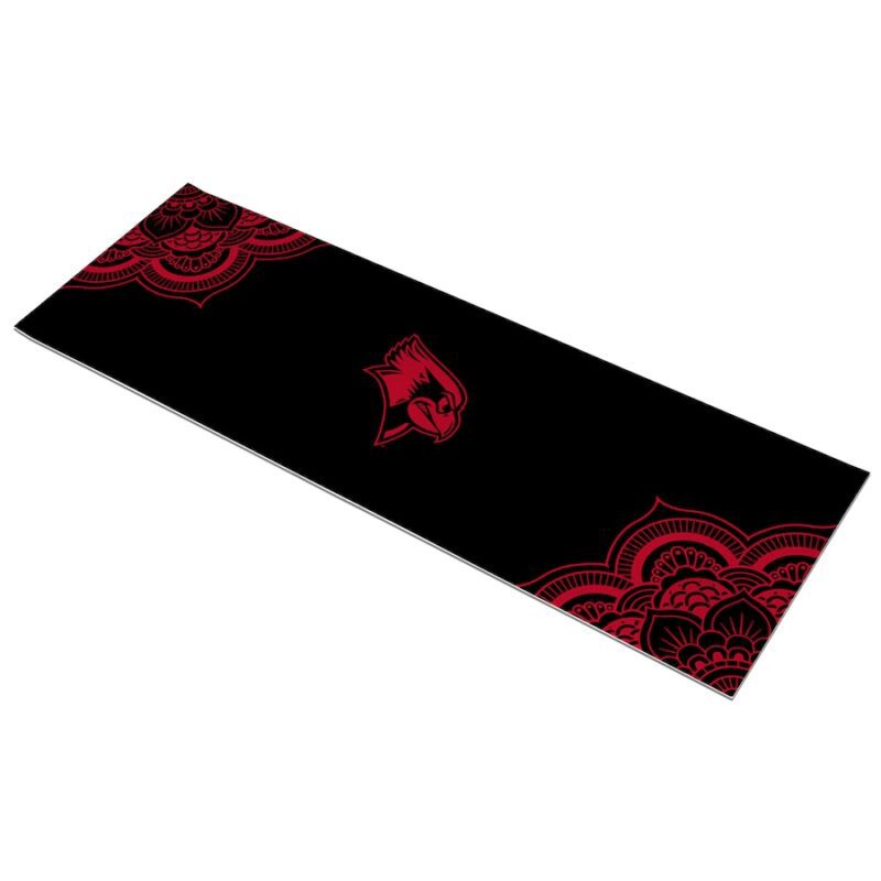 Illinois State Redbirds Color Design Yoga Mat