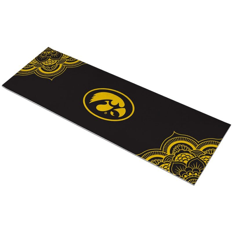 Iowa Hawkeyes Color Design Yoga Mat