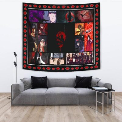 Itachi Uchiha Akatsuki Naruto Tapestry Anime Car Accessories Custom For Fans 2 Itachi Uchiha Akatsuki Naruto Tapestry Anime Car Accessories Custom For Fans 2