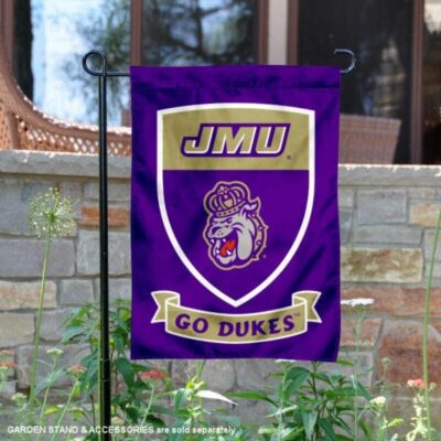 JMU Dukes Go Dukes Shield Garden Flag GF01815