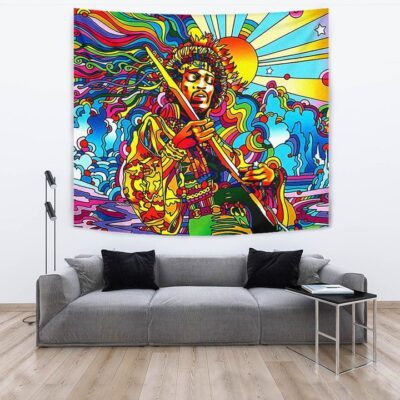 Jimi Hendrix Tapestry Hippie Style Gift Idea For Fan H0917 3 Jimi Hendrix Tapestry Hippie Style Gift Idea For Fan H0917 3