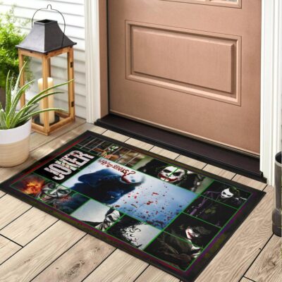 Joker The Clown Door Mat Movie Home Decor Custom For Fans Welcome Mat 2