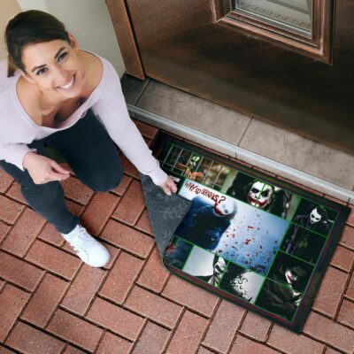 Joker The Clown Door Mat Movie Home Decor Custom For Fans Welcome Mat 4