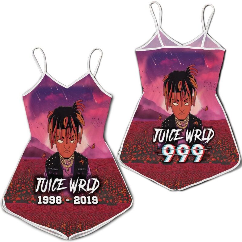 Juice Wrld 999 Legend never die album chibi color Romper RJ03795