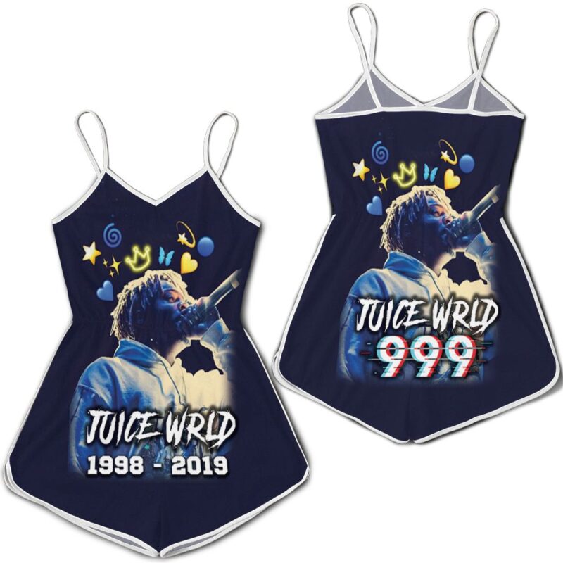 Juice Wrld 999 emotion moment emo rap hip hop Romper RJ03889