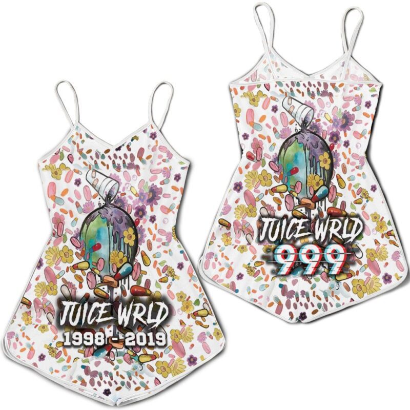 Juice wrld 999 future on drugs over the world Romper RJ03872