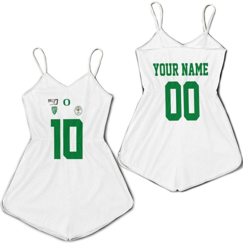 Justin Herbert Oregon Ducks 10 For Fan 3d Personalized Romper RJ02593