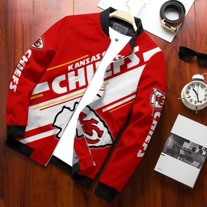 Kansas City Chiefs Bomber Jacket 139 Sport Hot Trending Hot Choice Design Beautiful BJ01583