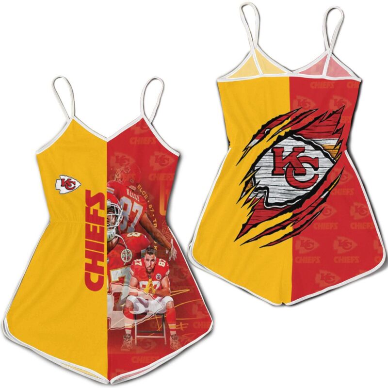 Kansas City Chiefs Logo Afc West Division Champions Super Bowl 2021 Romper RJ03724