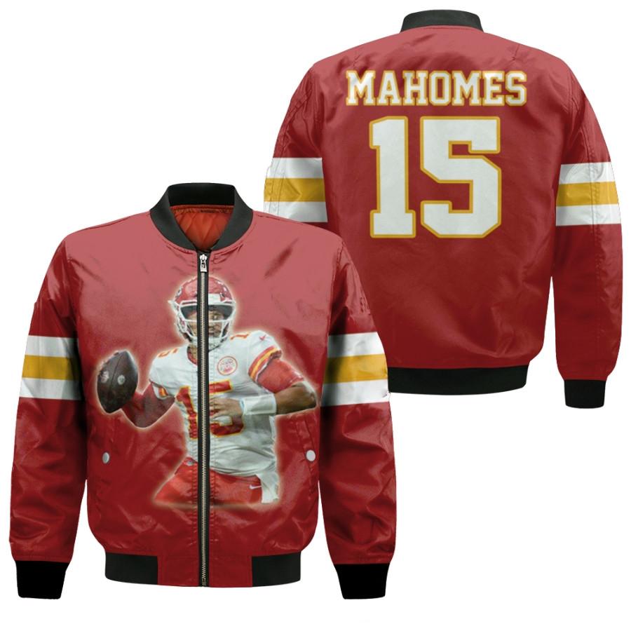 Kansas City Chiefs Patrick Mahomes 15 NFL Legendary Captain Red Gift ...